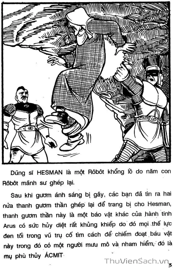 Truyện Tranh Dũng Sĩ Hesman trang 4