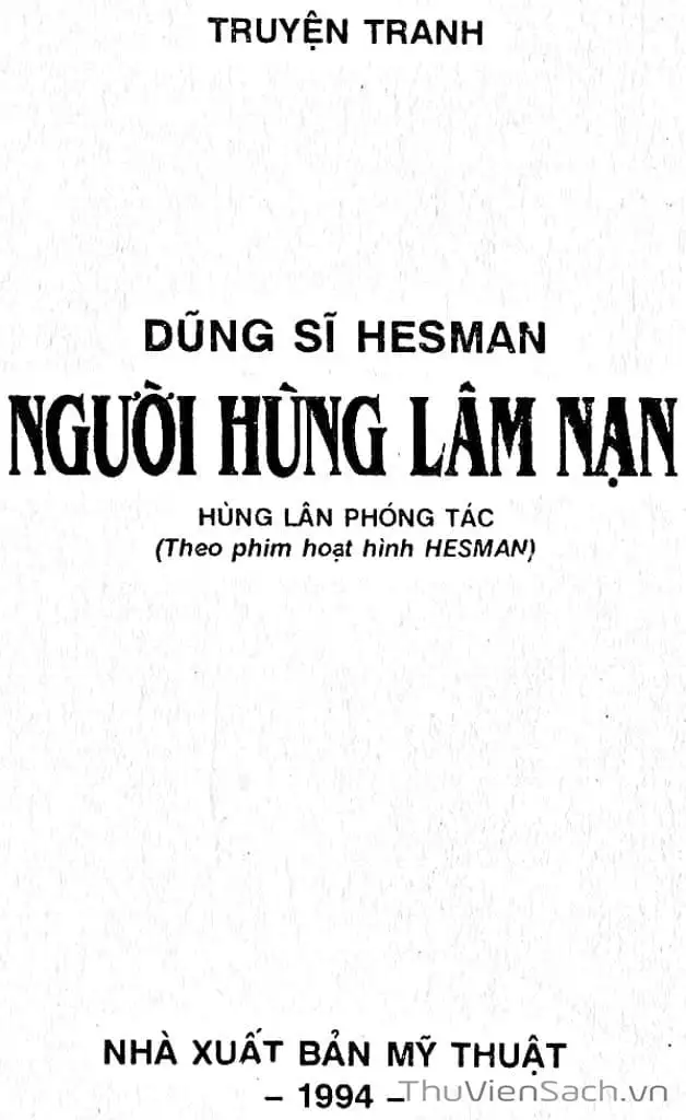 Truyện Tranh Dũng Sĩ Hesman trang 4