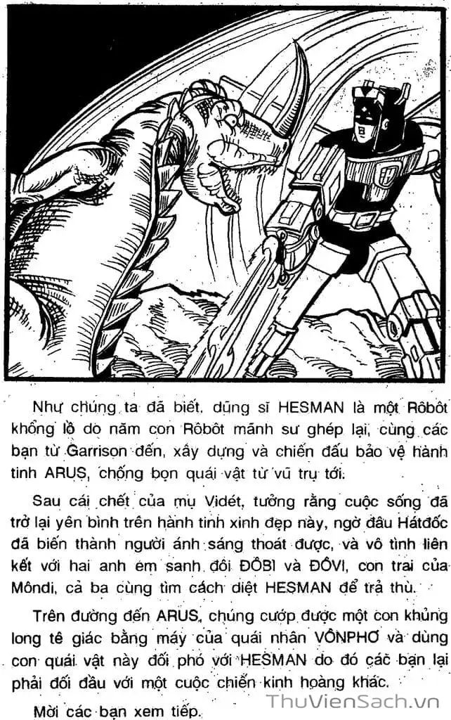 Truyện Tranh Dũng Sĩ Hesman trang 4