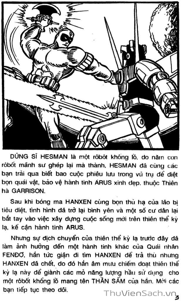 Truyện Tranh Dũng Sĩ Hesman trang 4