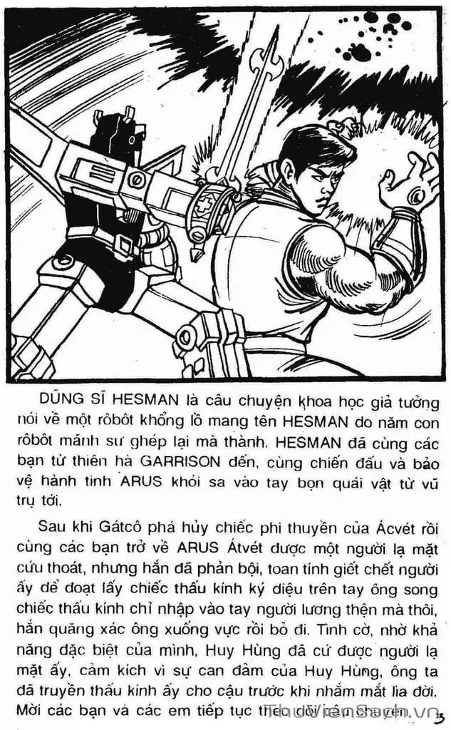 Truyện Tranh Dũng Sĩ Hesman trang 4