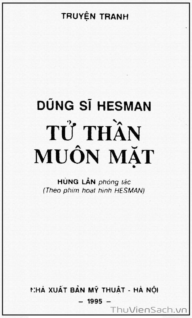 Truyện Tranh Dũng Sĩ Hesman trang 4