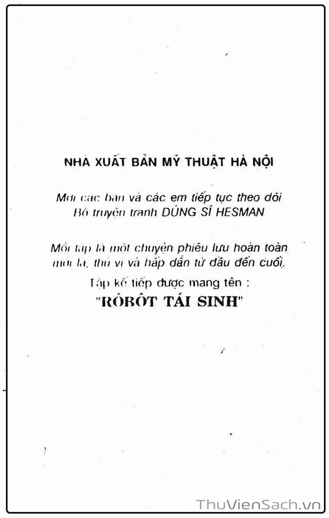 Truyện Tranh Dũng Sĩ Hesman trang 4