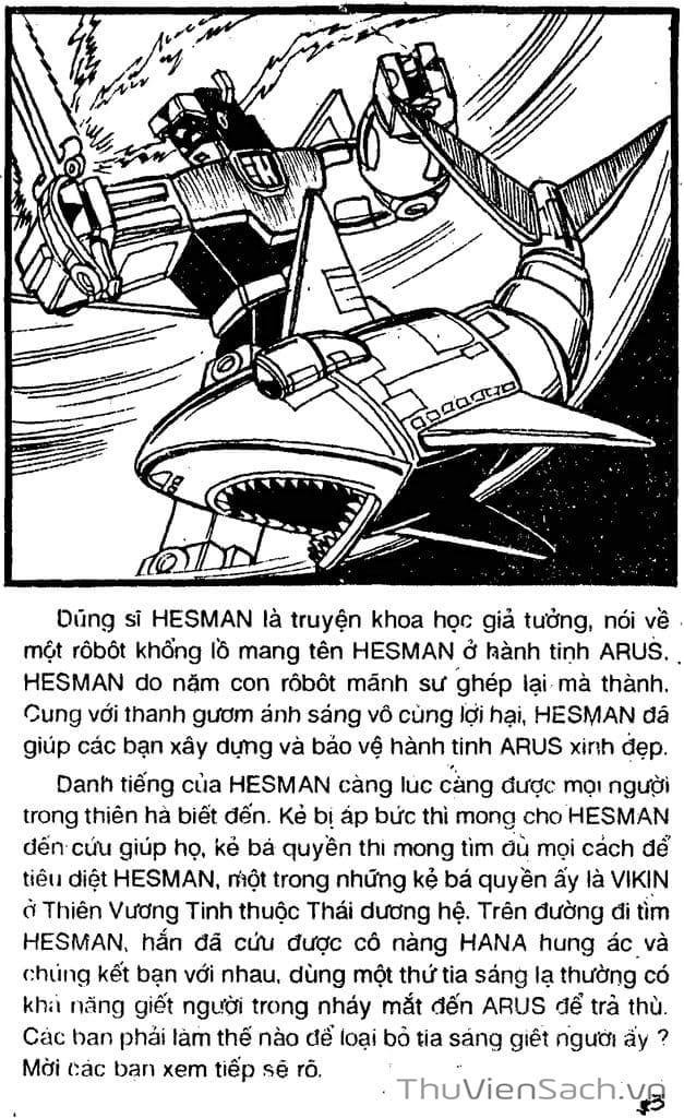 Truyện Tranh Dũng Sĩ Hesman trang 4