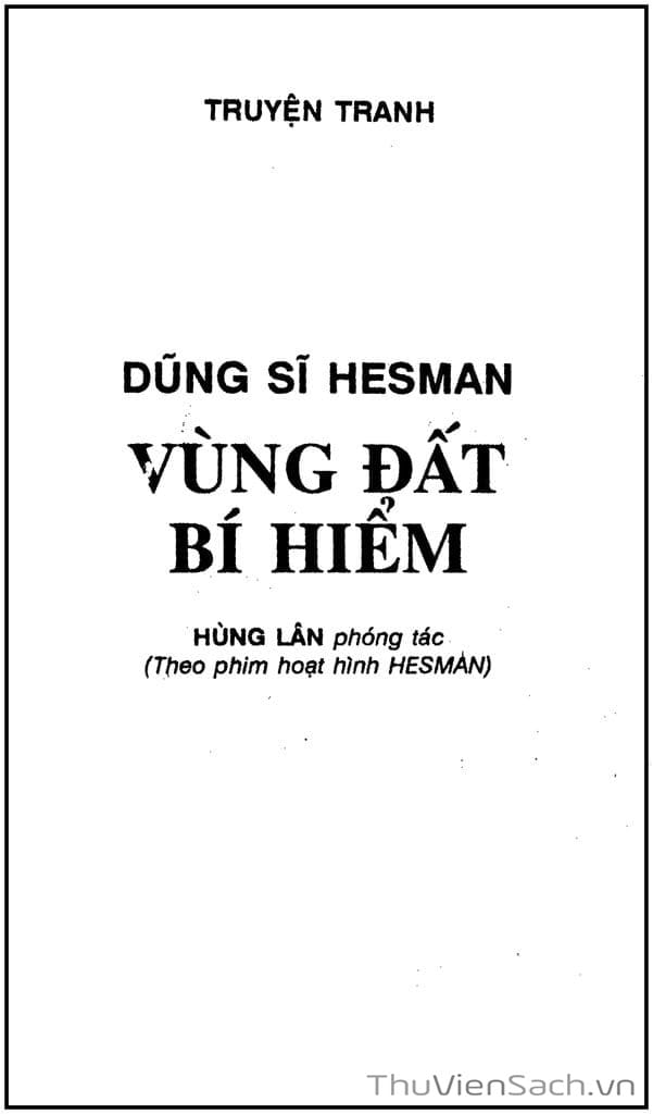 Truyện Tranh Dũng Sĩ Hesman trang 4