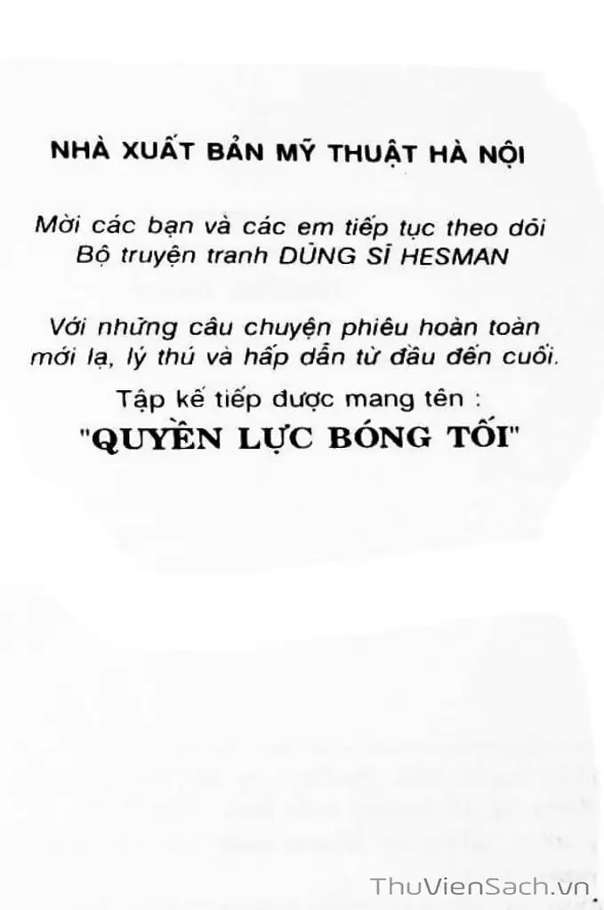 Truyện Tranh Dũng Sĩ Hesman trang 4