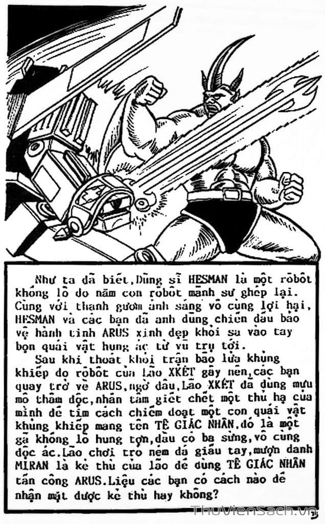 Truyện Tranh Dũng Sĩ Hesman trang 4
