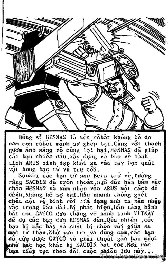 Truyện Tranh Dũng Sĩ Hesman trang 4