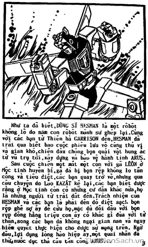 Truyện Tranh Dũng Sĩ Hesman trang 4