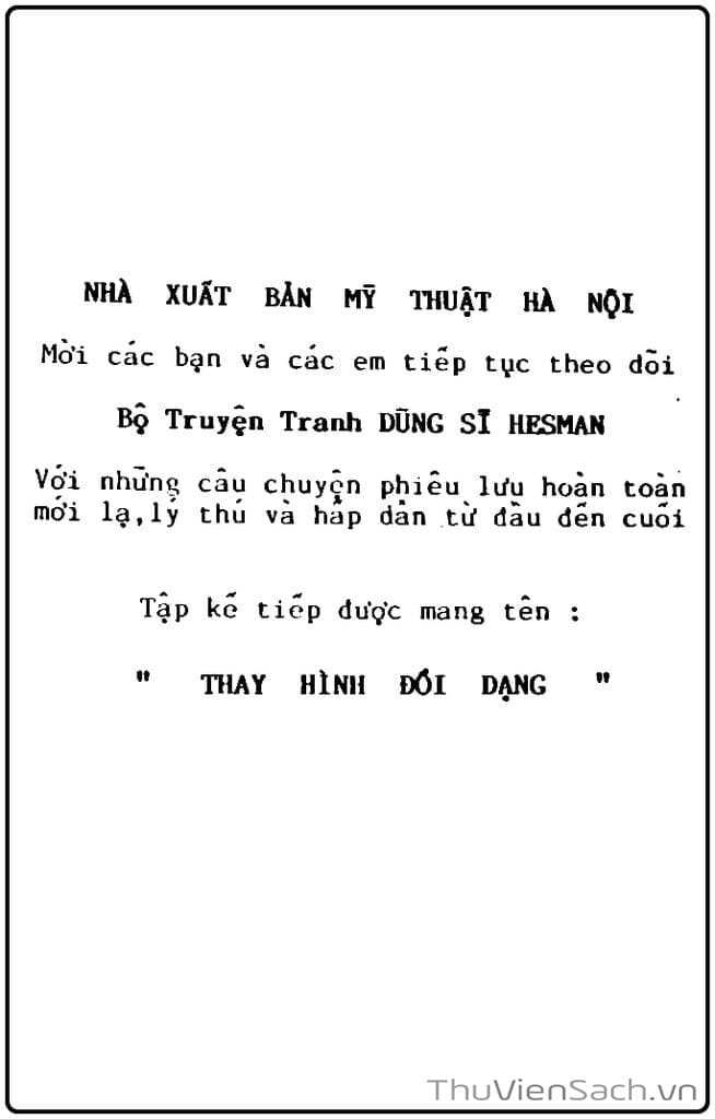 Truyện Tranh Dũng Sĩ Hesman trang 4