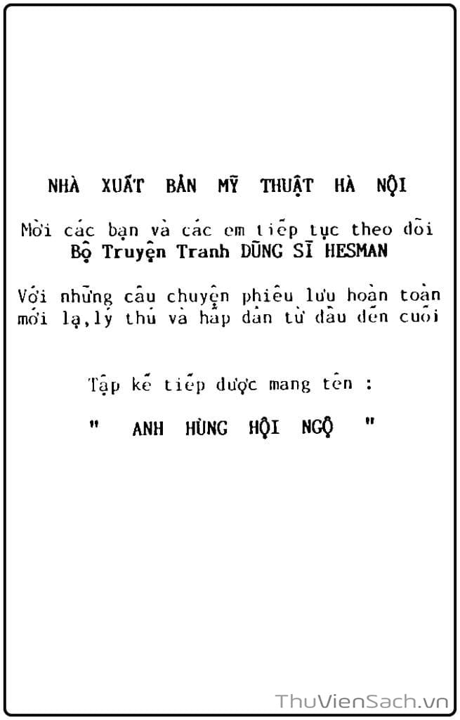 Truyện Tranh Dũng Sĩ Hesman trang 4