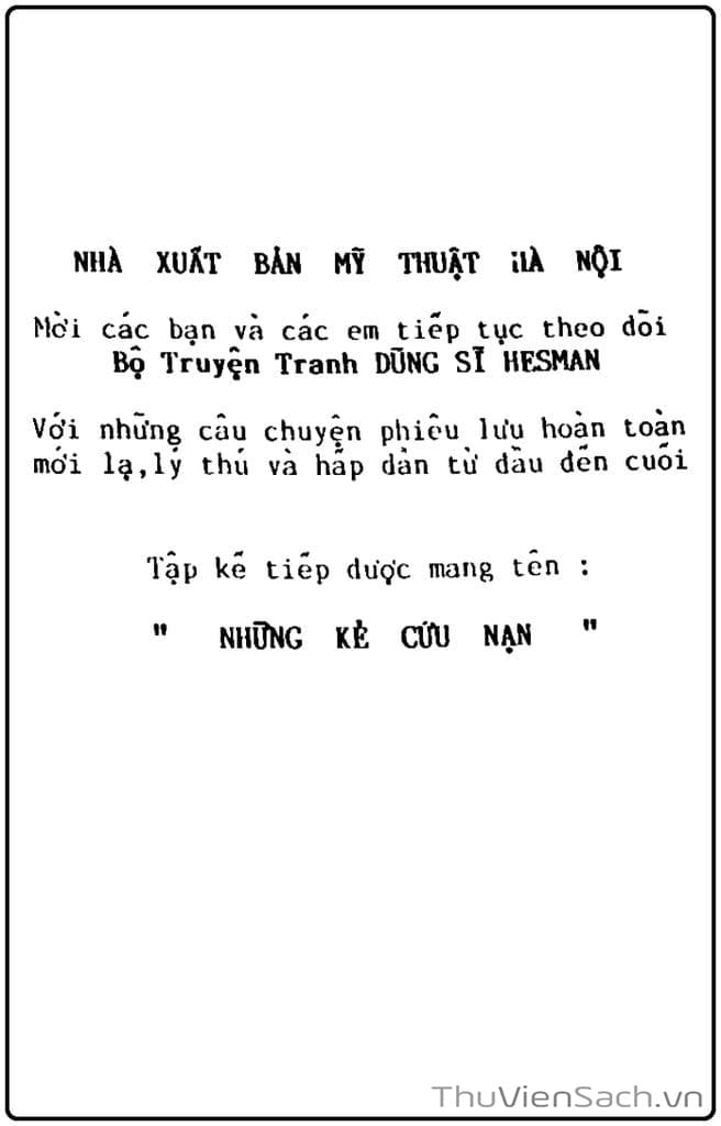 Truyện Tranh Dũng Sĩ Hesman trang 4
