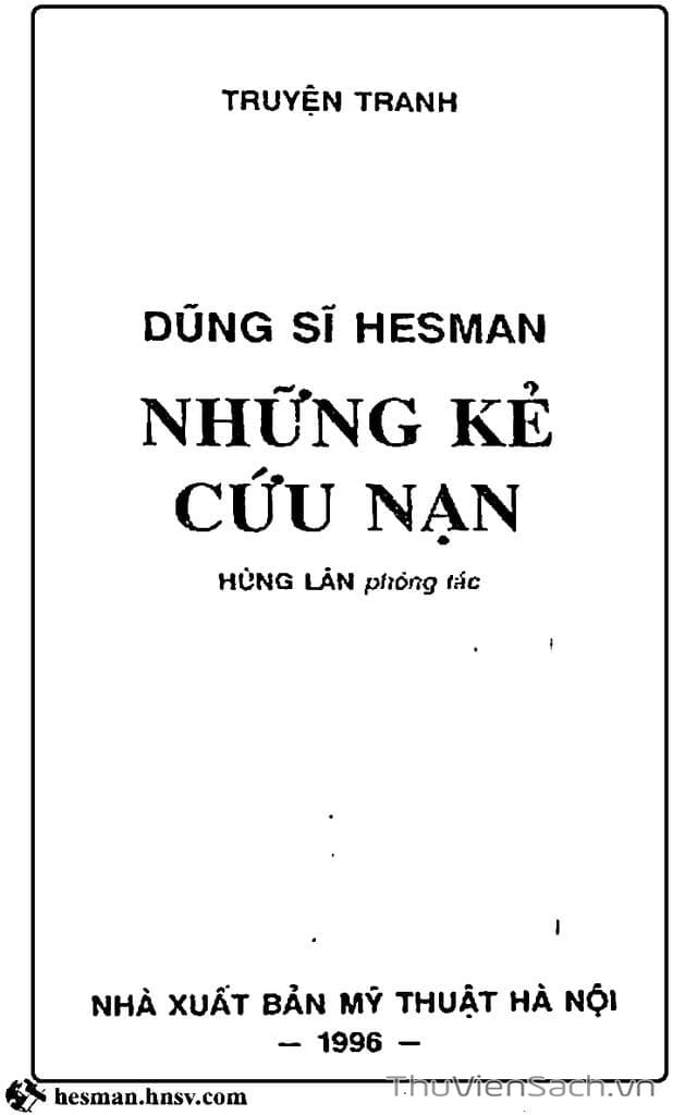 Truyện Tranh Dũng Sĩ Hesman trang 4