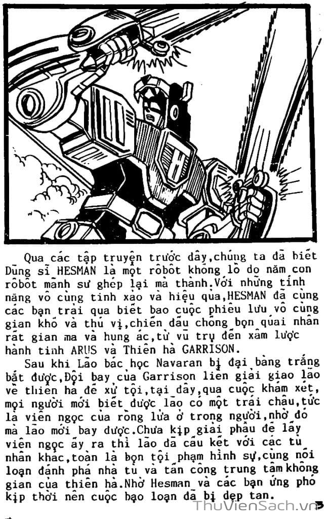 Truyện Tranh Dũng Sĩ Hesman trang 4