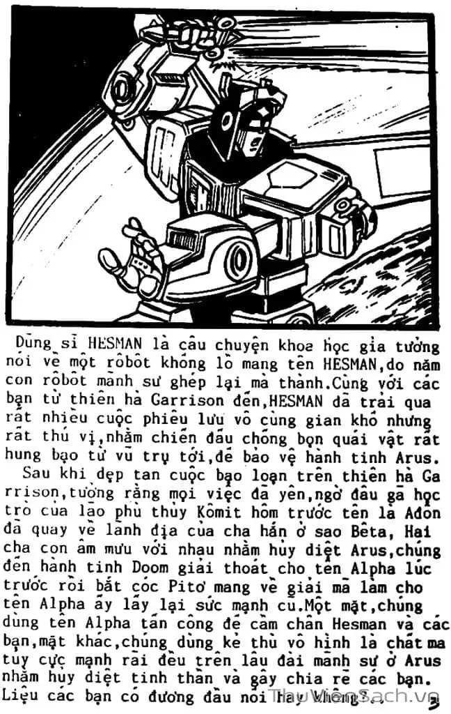 Truyện Tranh Dũng Sĩ Hesman trang 4