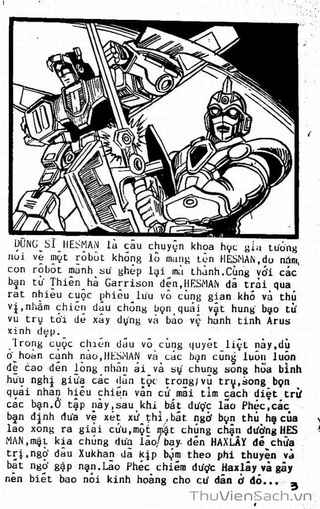 Truyện Tranh Dũng Sĩ Hesman trang 4