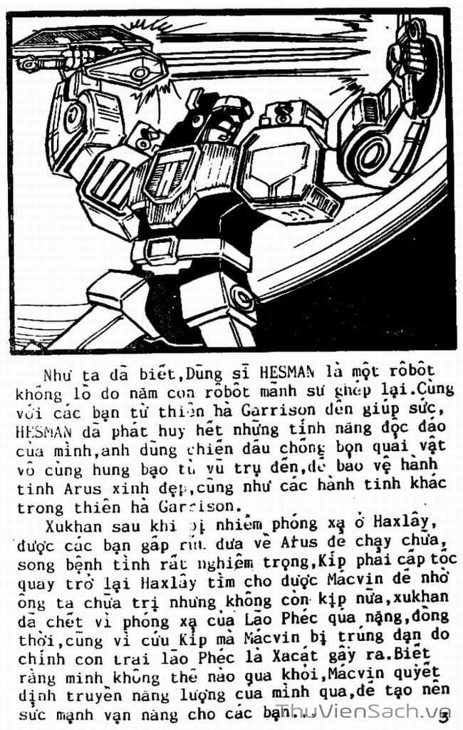 Truyện Tranh Dũng Sĩ Hesman trang 4