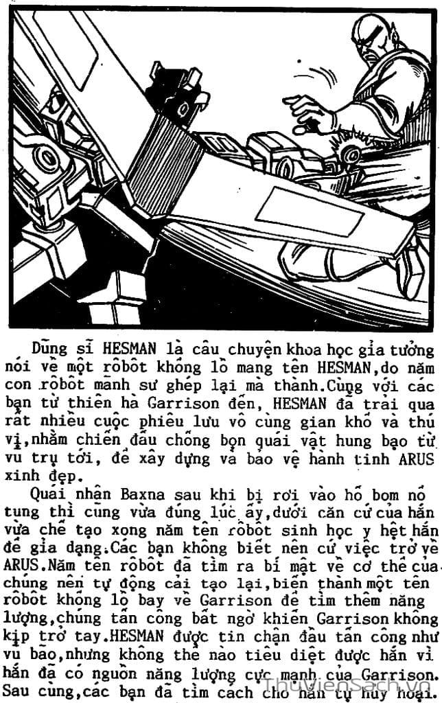 Truyện Tranh Dũng Sĩ Hesman trang 4
