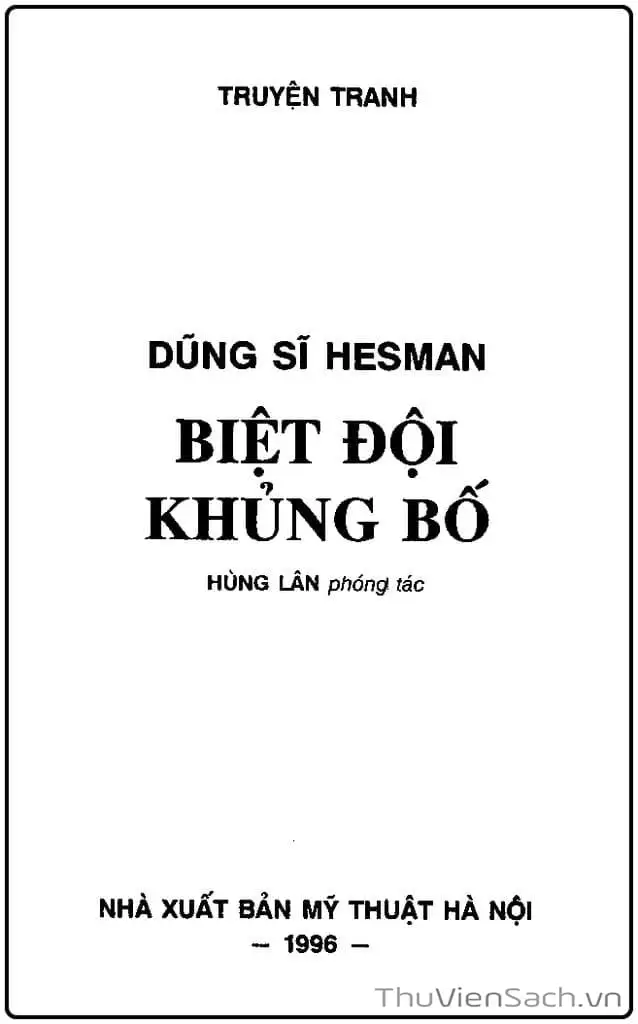 Truyện Tranh Dũng Sĩ Hesman trang 4
