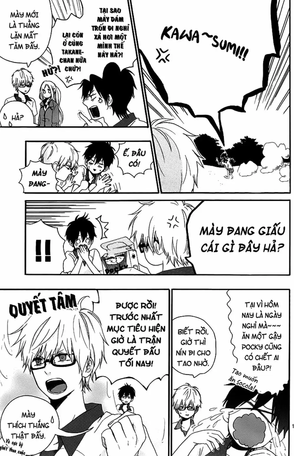 Truyện Tranh Tình Yêu Tuổi Teen Ngọt Ngào - Hibi Chouchou trang 4