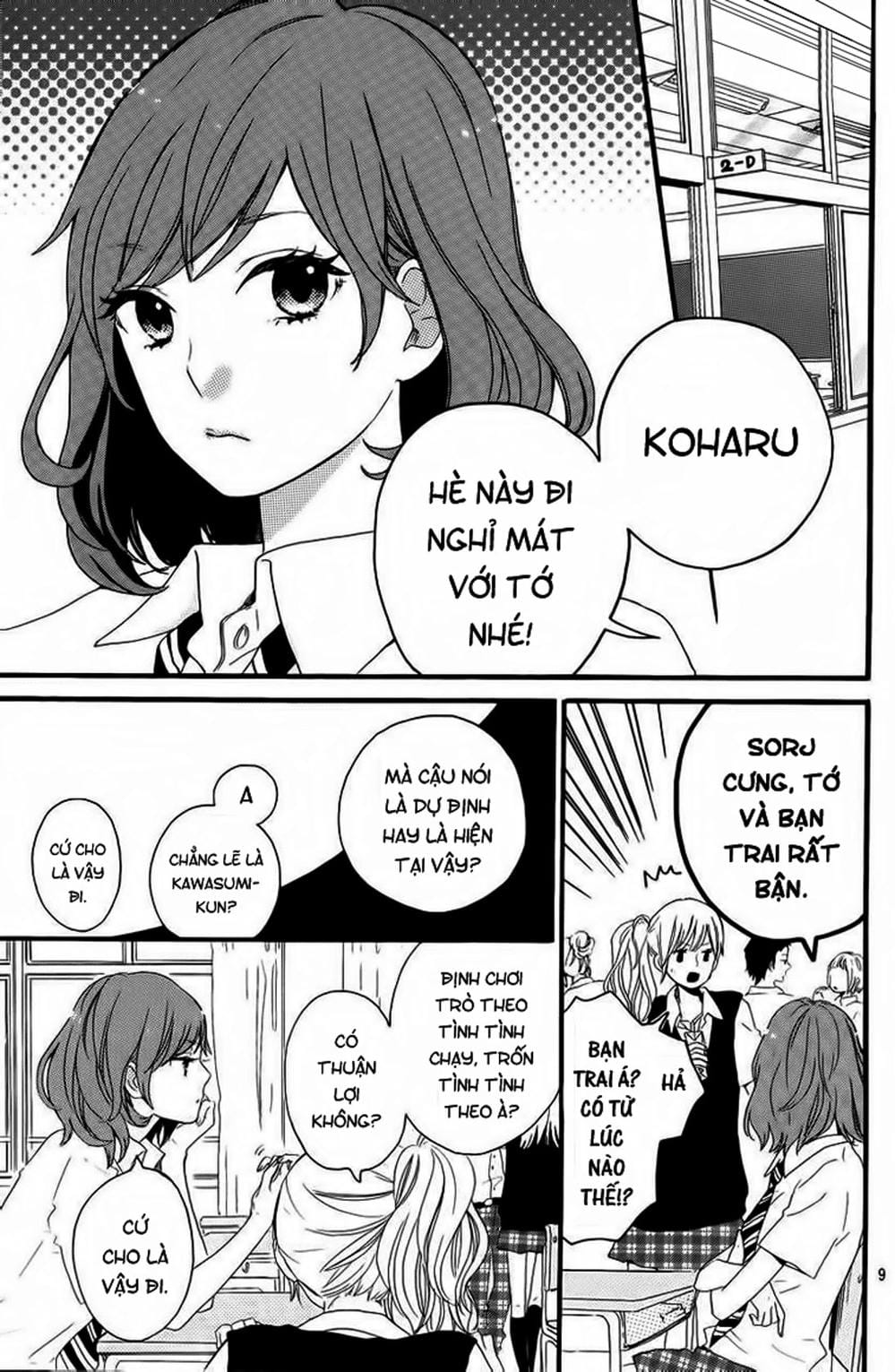 Truyện Tranh Tình Yêu Tuổi Teen Ngọt Ngào - Hibi Chouchou trang 4