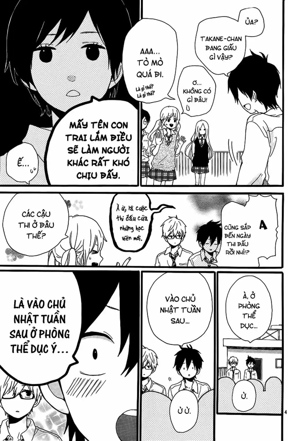 Truyện Tranh Tình Yêu Tuổi Teen Ngọt Ngào - Hibi Chouchou trang 4