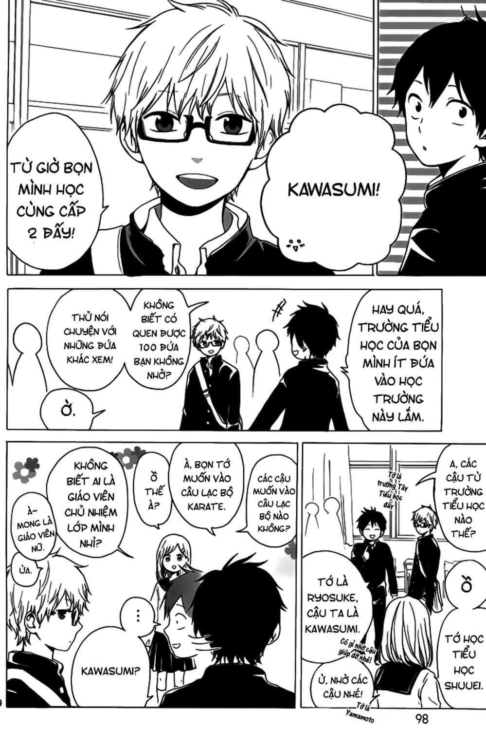 Truyện Tranh Tình Yêu Tuổi Teen Ngọt Ngào - Hibi Chouchou trang 4