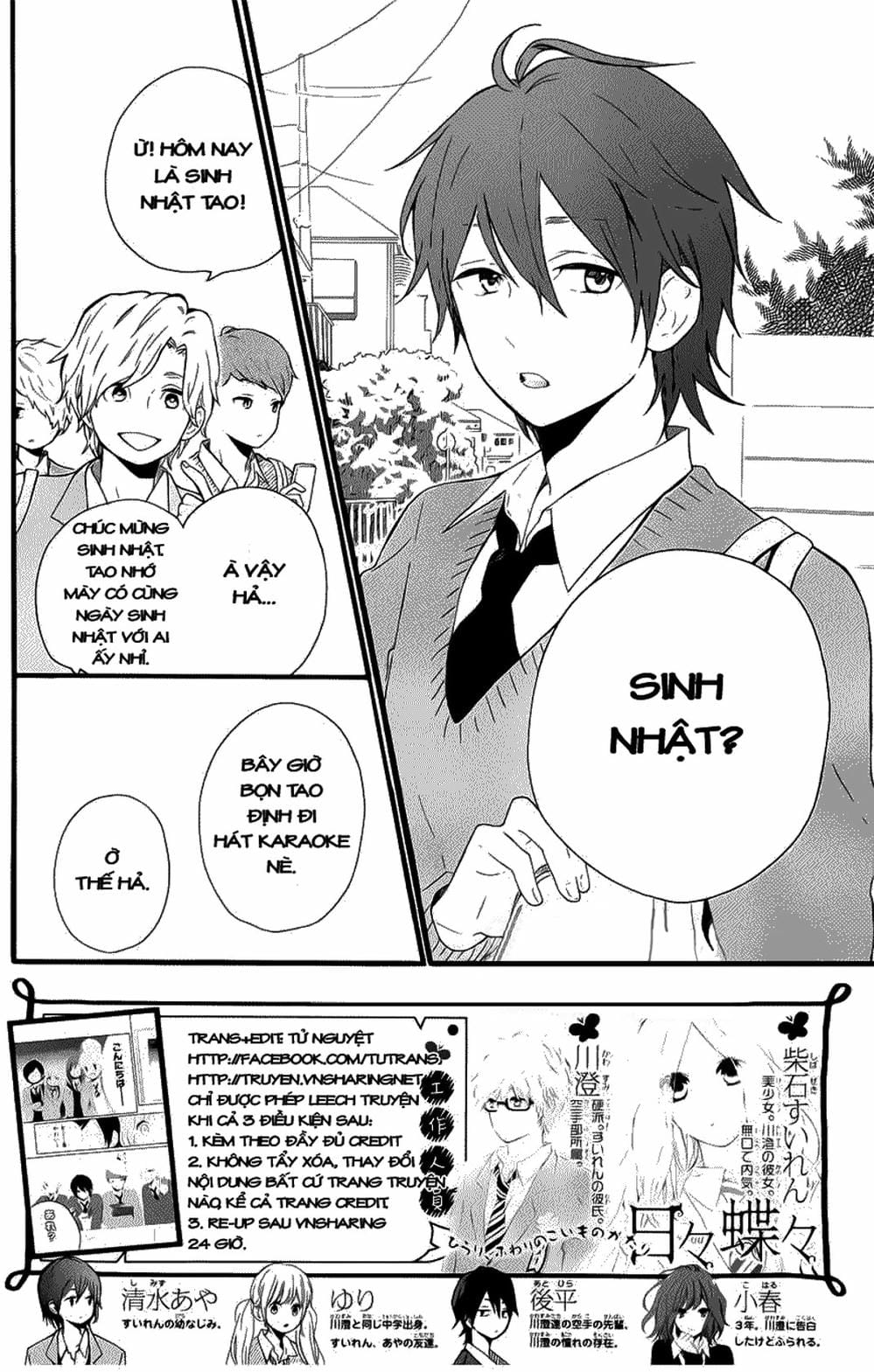 Truyện Tranh Tình Yêu Tuổi Teen Ngọt Ngào - Hibi Chouchou trang 4