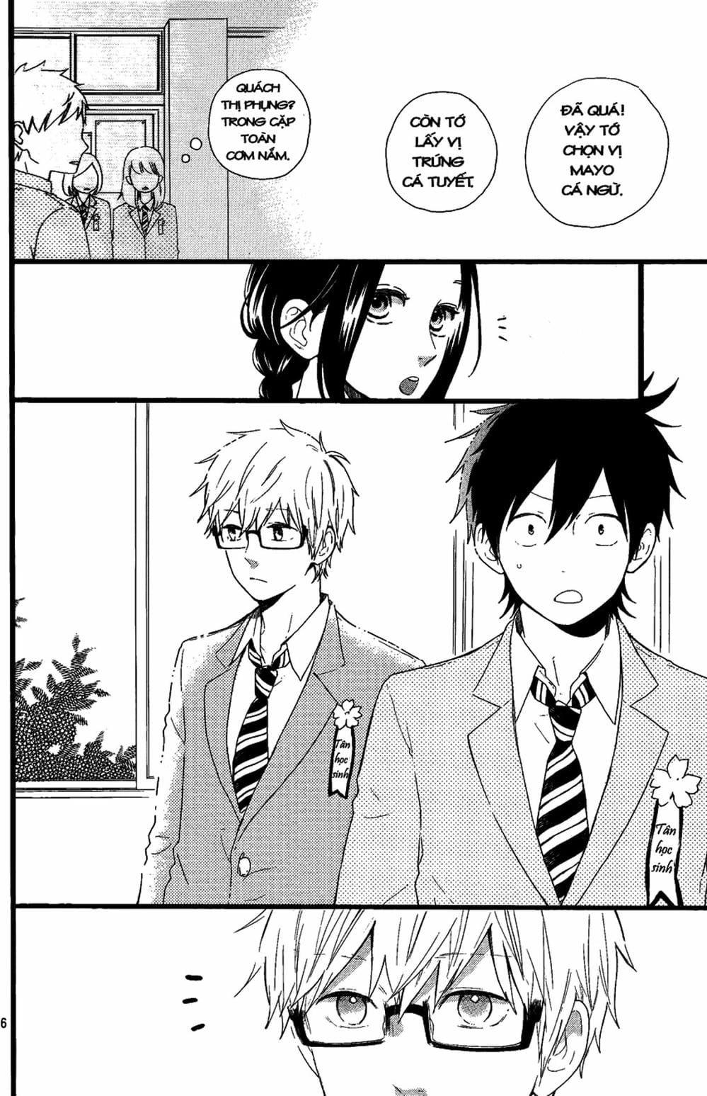 Truyện Tranh Tình Yêu Tuổi Teen Ngọt Ngào - Hibi Chouchou trang 4