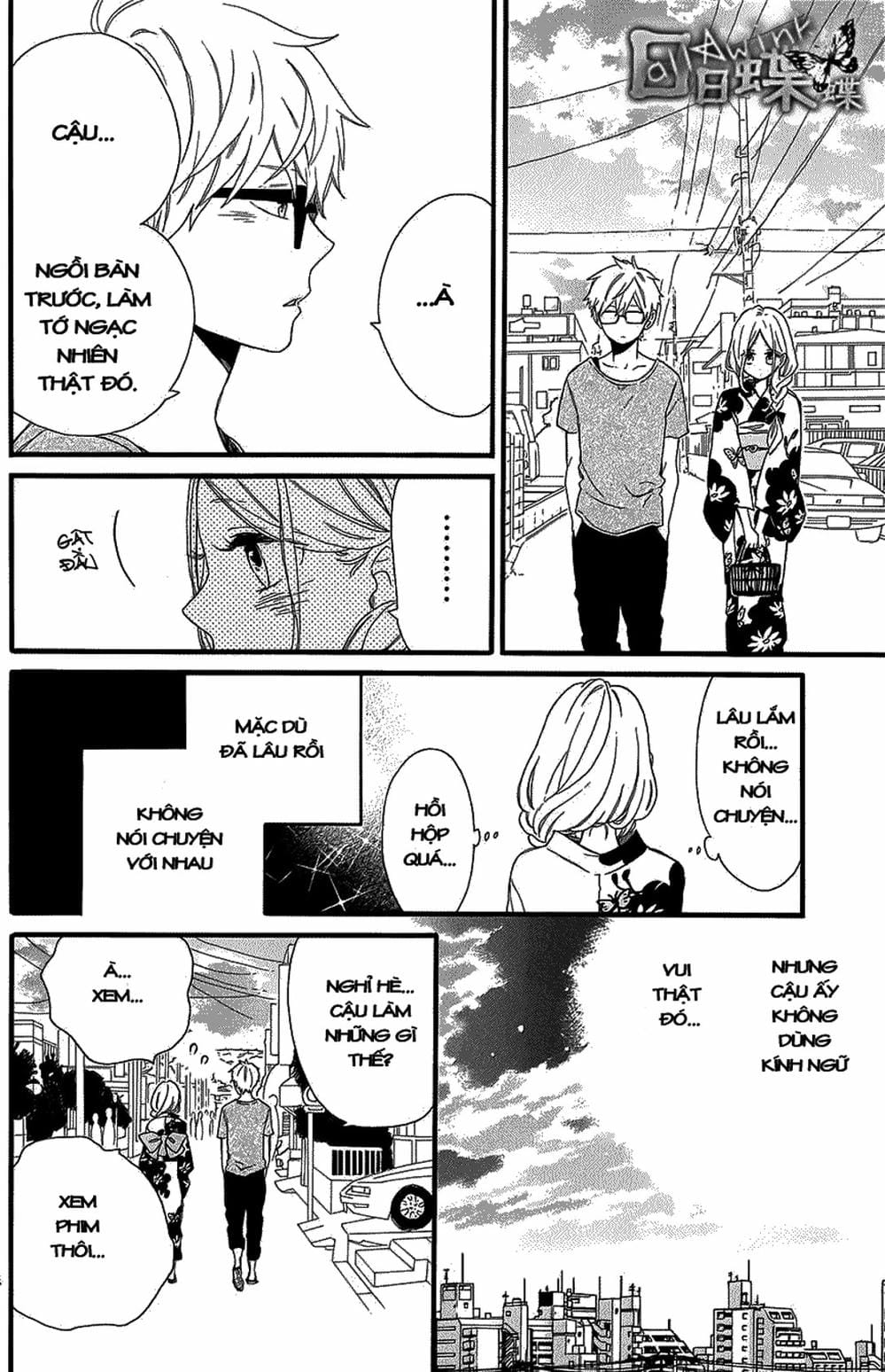 Truyện Tranh Tình Yêu Tuổi Teen Ngọt Ngào - Hibi Chouchou trang 4