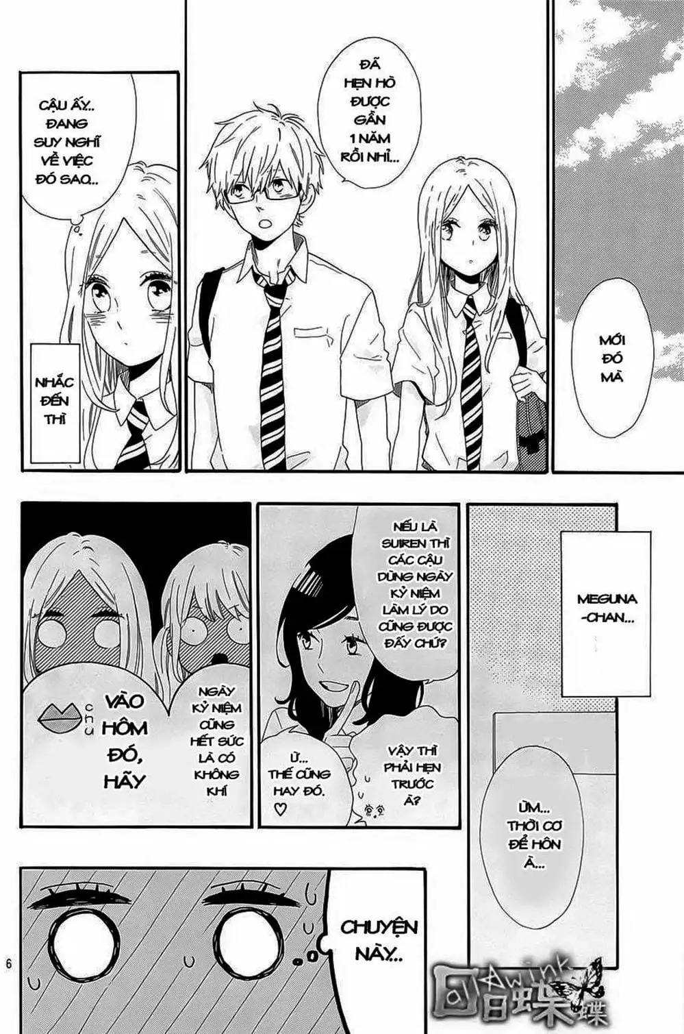 Truyện Tranh Tình Yêu Tuổi Teen Ngọt Ngào - Hibi Chouchou trang 4