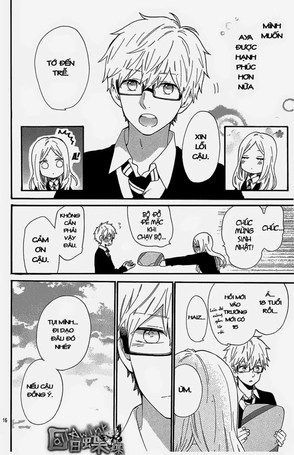 Truyện Tranh Tình Yêu Tuổi Teen Ngọt Ngào - Hibi Chouchou trang 4