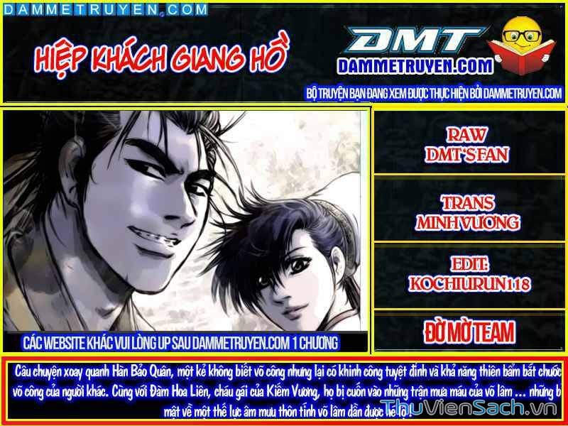 Truyện Tranh Hiệp Khách Giang Hồ trang 4