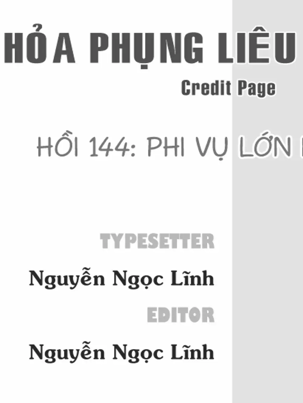 Truyện Tranh Hỏa Phụng Liêu Nguyên trang 3