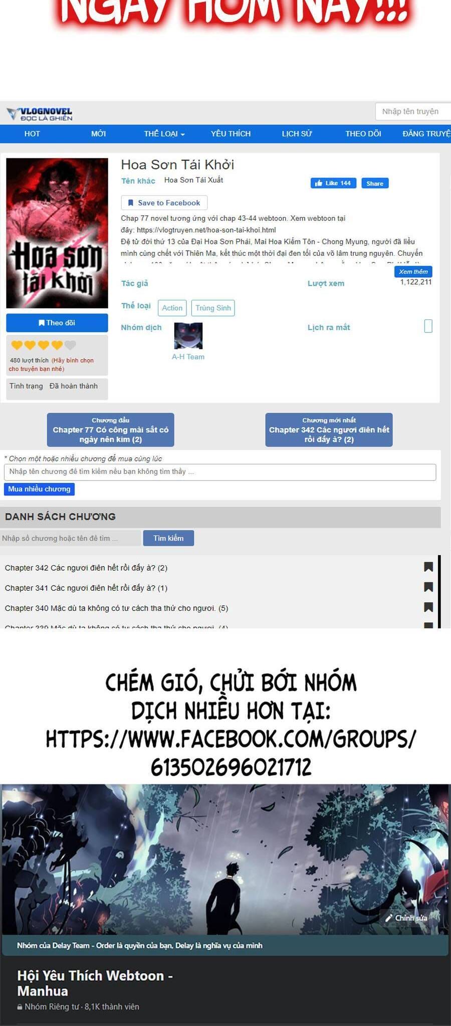 Truyện Tranh Hoa Sơn Tái Khởi trang 6