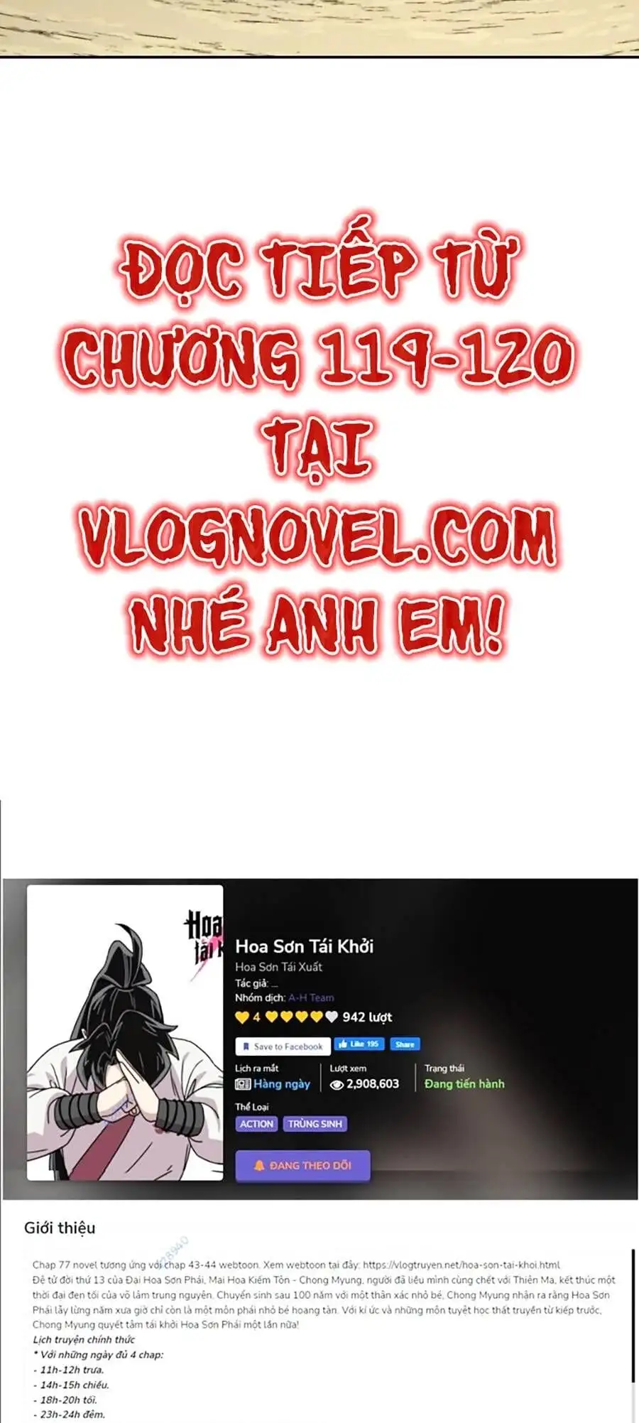 Truyện Tranh Hoa Sơn Tái Khởi trang 6