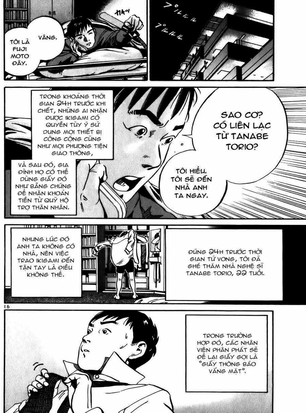 Truyện Tranh Giấy Báo Tử - Ikigami trang 6