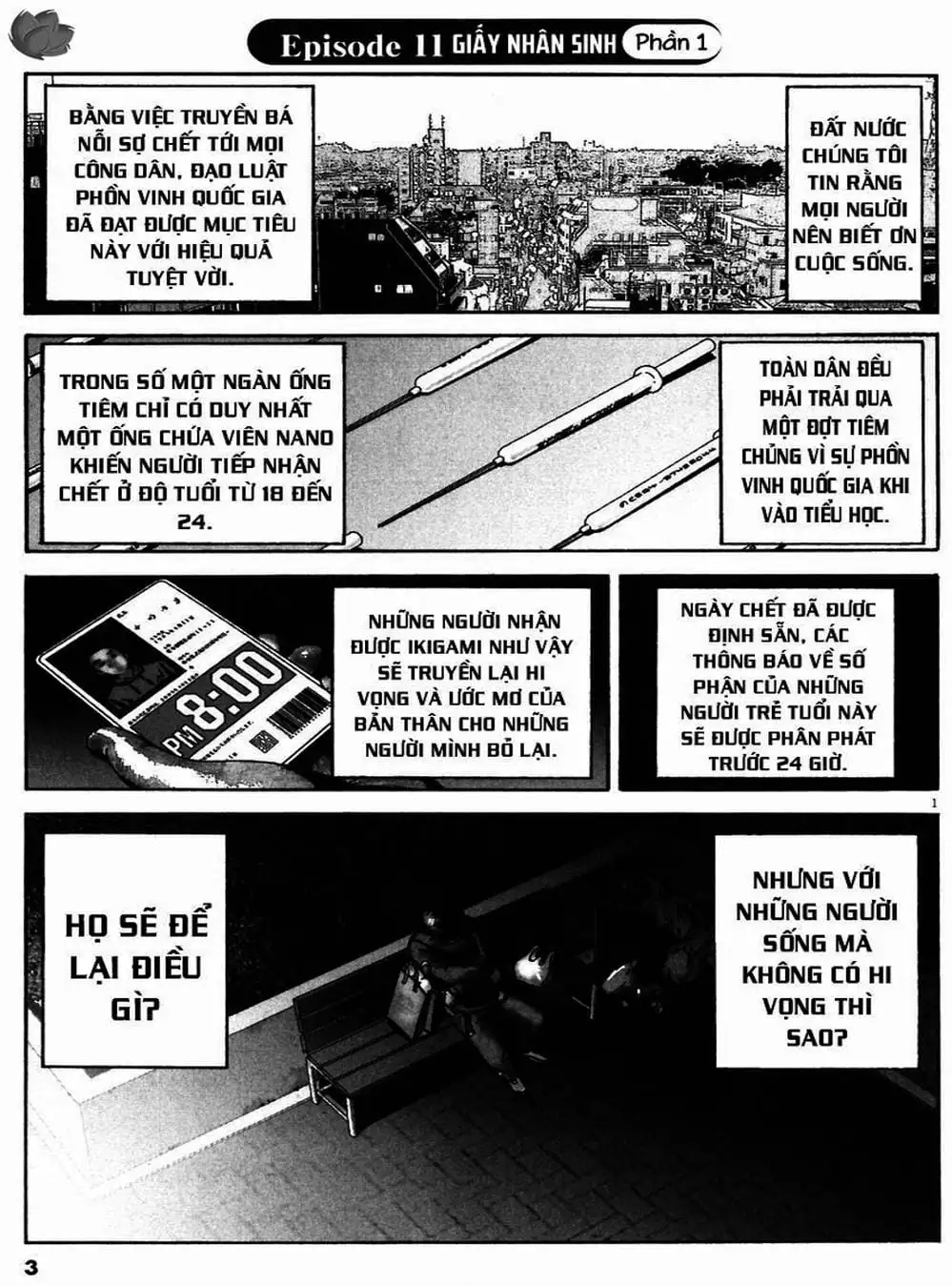 Truyện Tranh Giấy Báo Tử - Ikigami trang 6