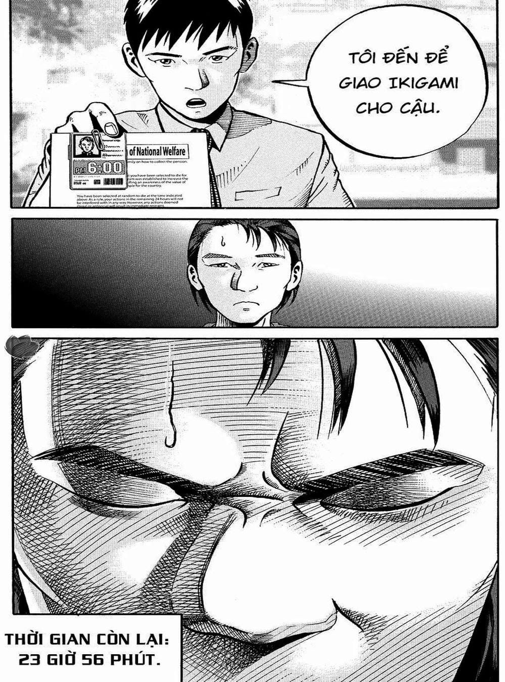 Truyện Tranh Giấy Báo Tử - Ikigami trang 6