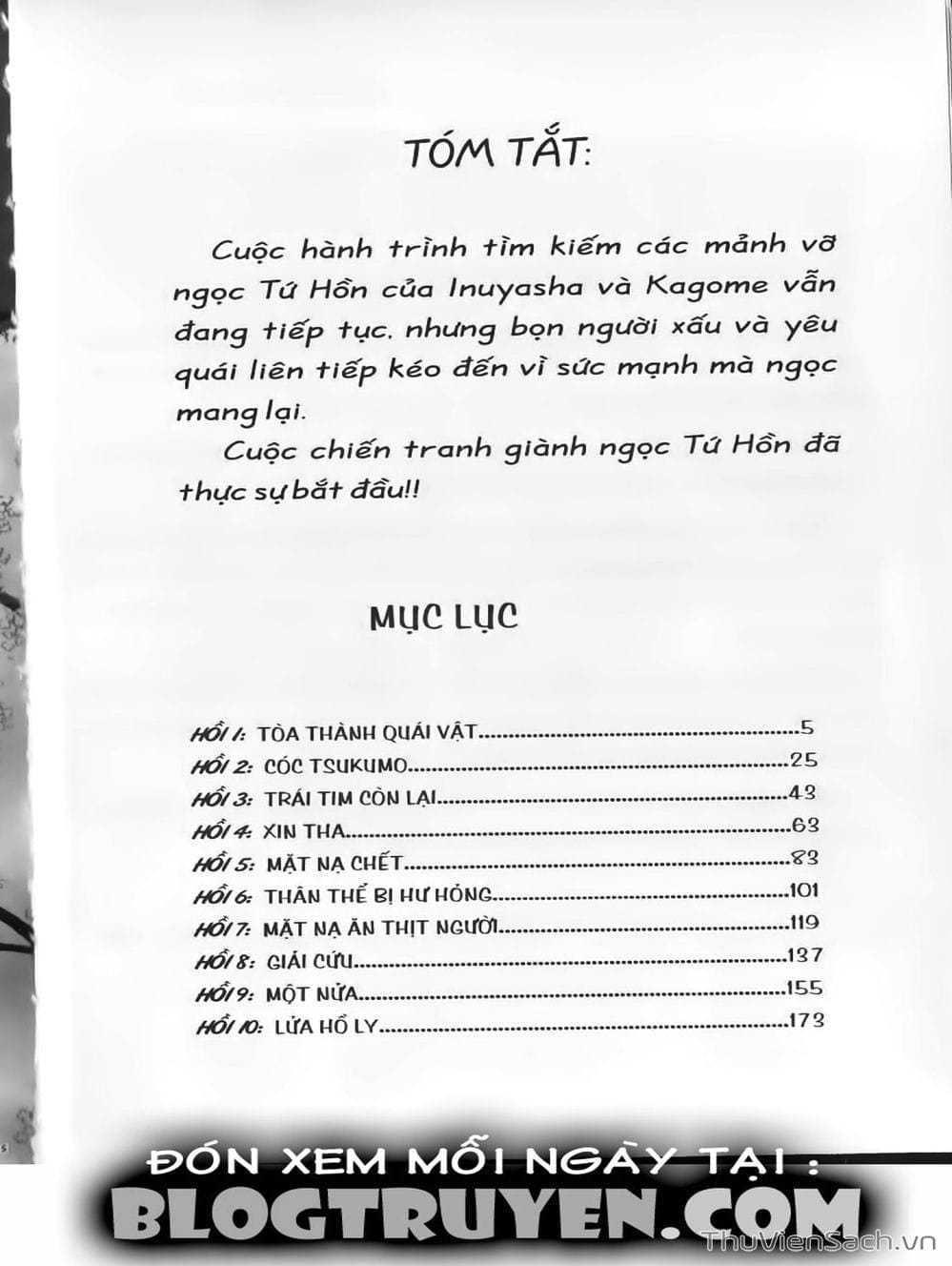 Truyện Tranh Khuyển Dạ Xoa - Inuyasha trang 5