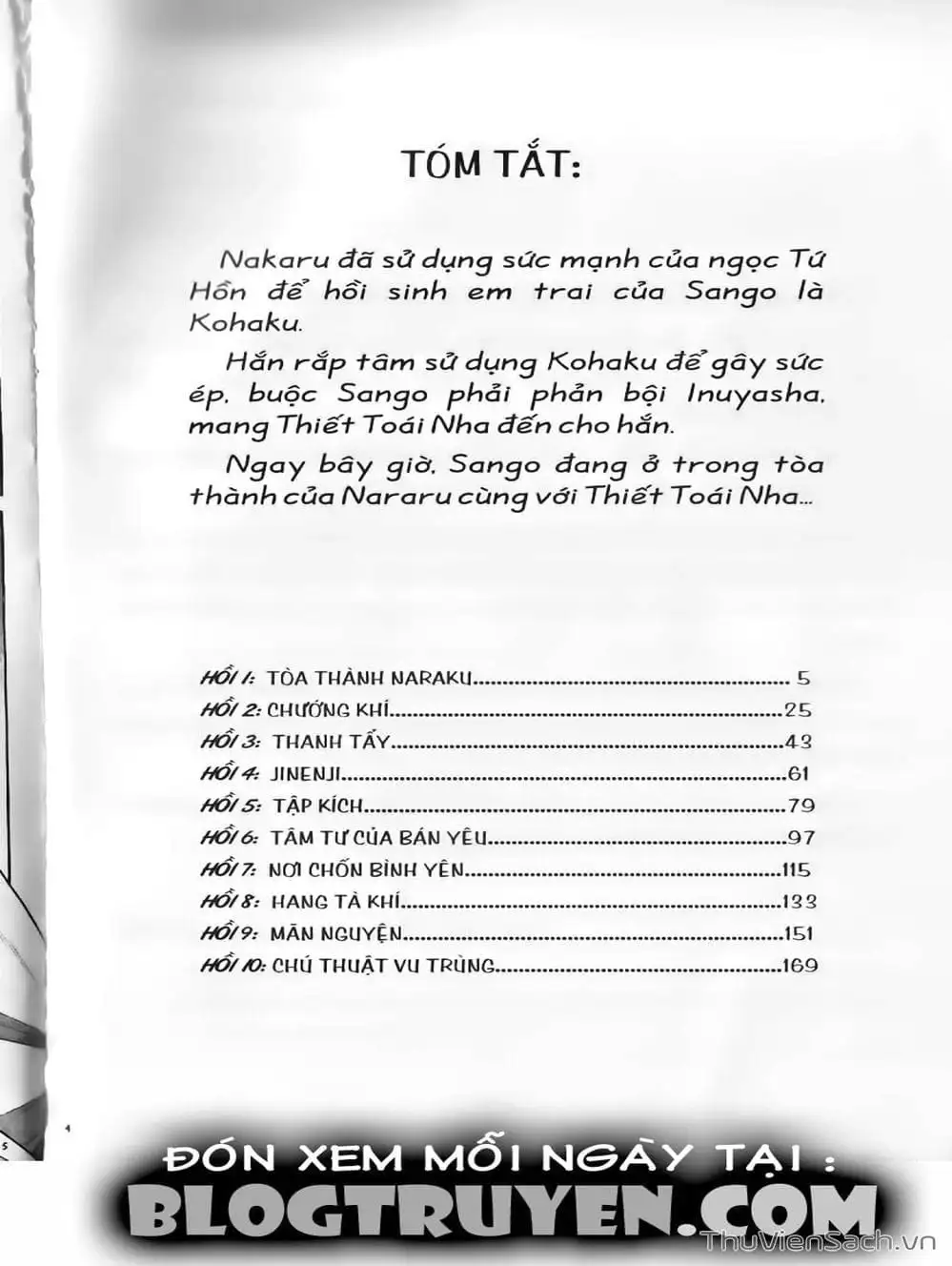 Truyện Tranh Khuyển Dạ Xoa - Inuyasha trang 5