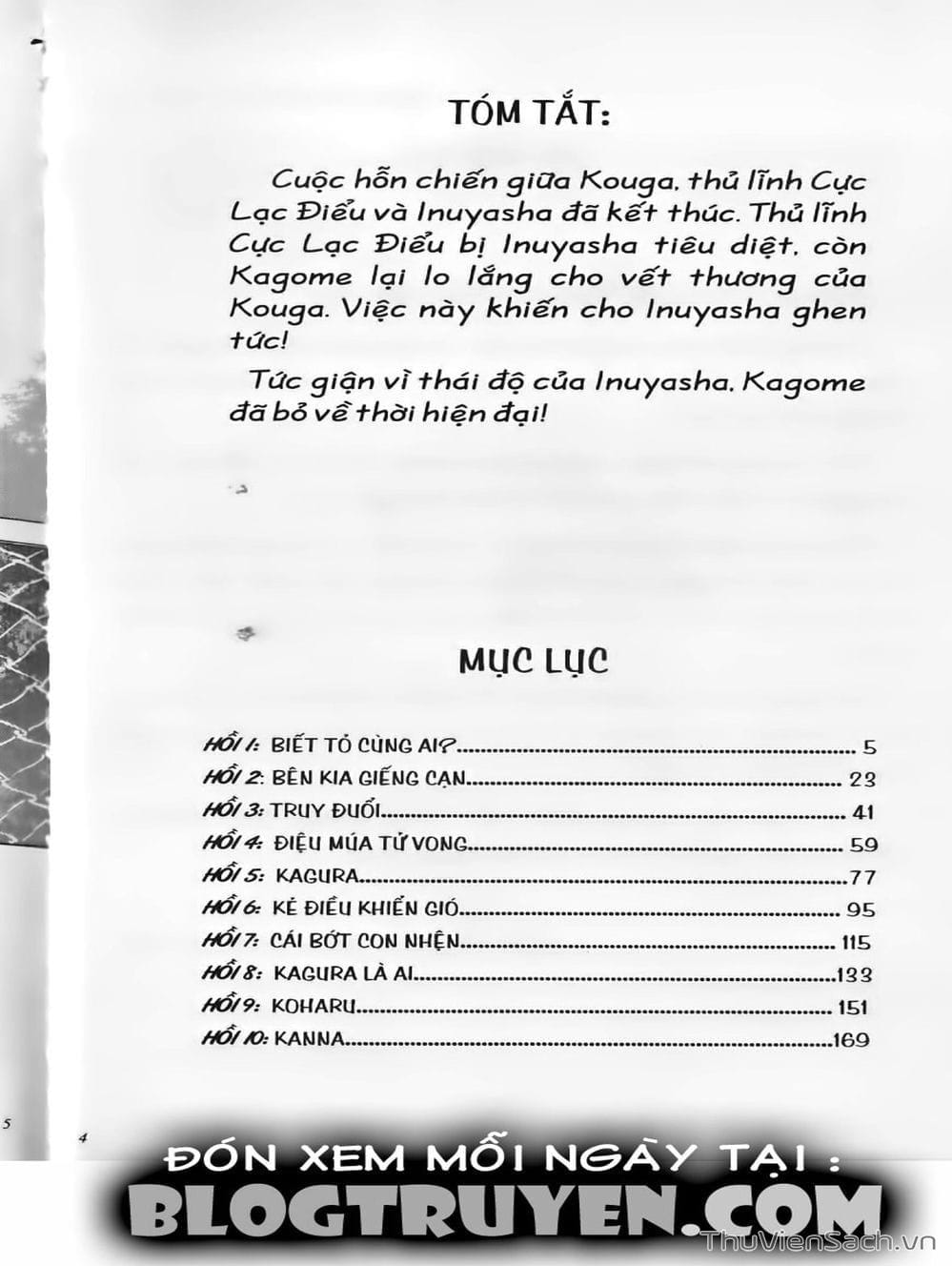 Truyện Tranh Khuyển Dạ Xoa - Inuyasha trang 5