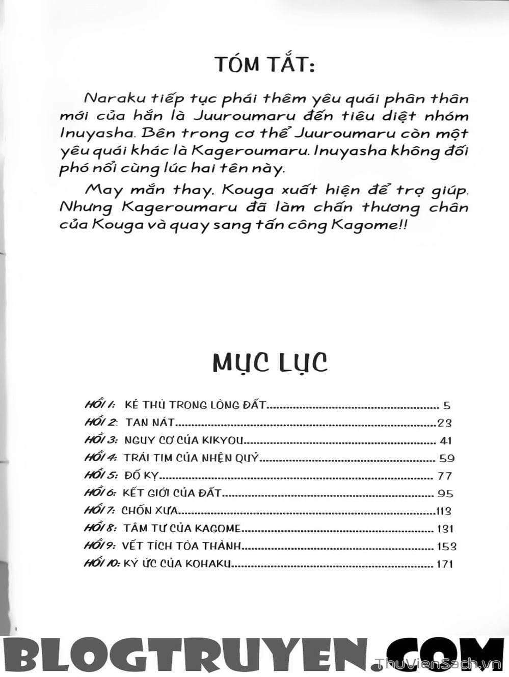 Truyện Tranh Khuyển Dạ Xoa - Inuyasha trang 5