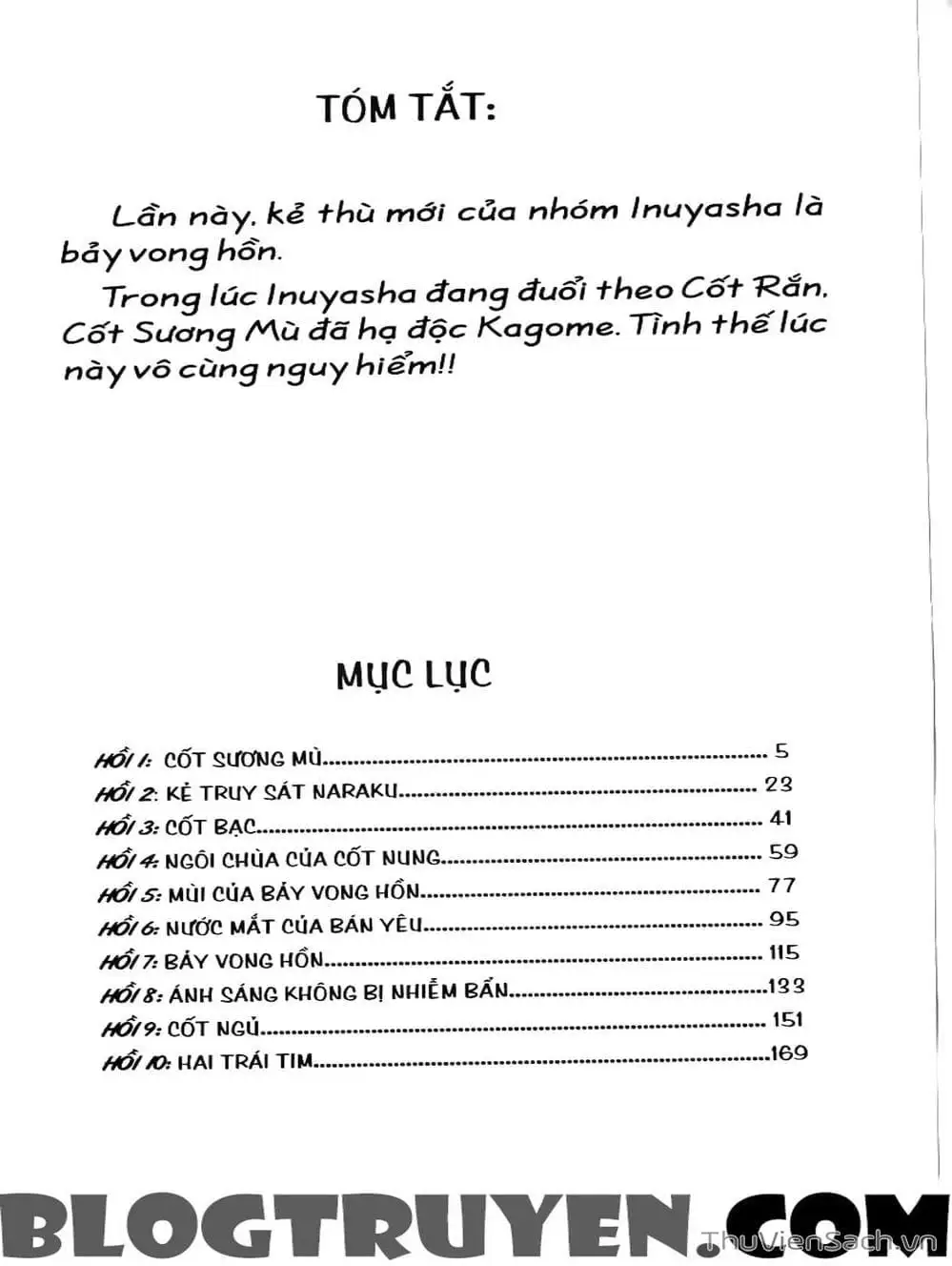 Truyện Tranh Khuyển Dạ Xoa - Inuyasha trang 5