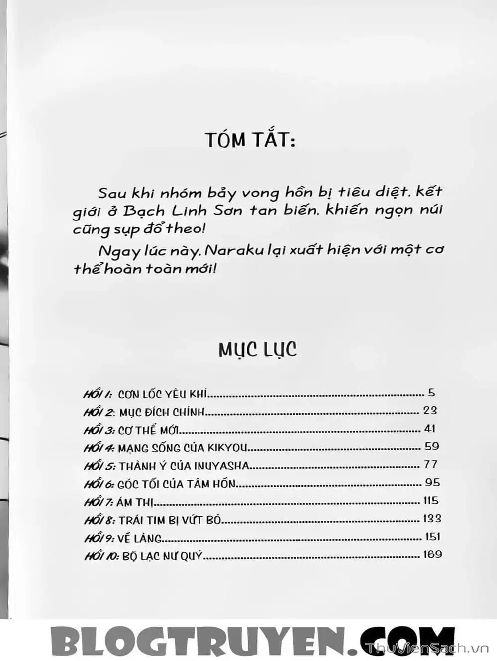 Truyện Tranh Khuyển Dạ Xoa - Inuyasha trang 5