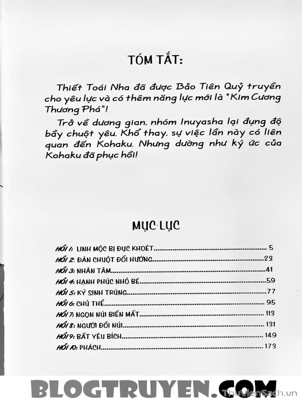 Truyện Tranh Khuyển Dạ Xoa - Inuyasha trang 5