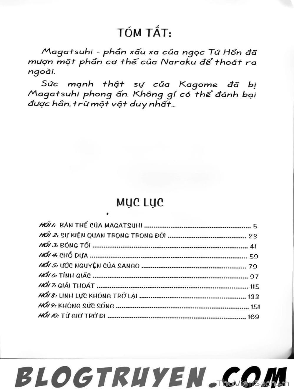 Truyện Tranh Khuyển Dạ Xoa - Inuyasha trang 5