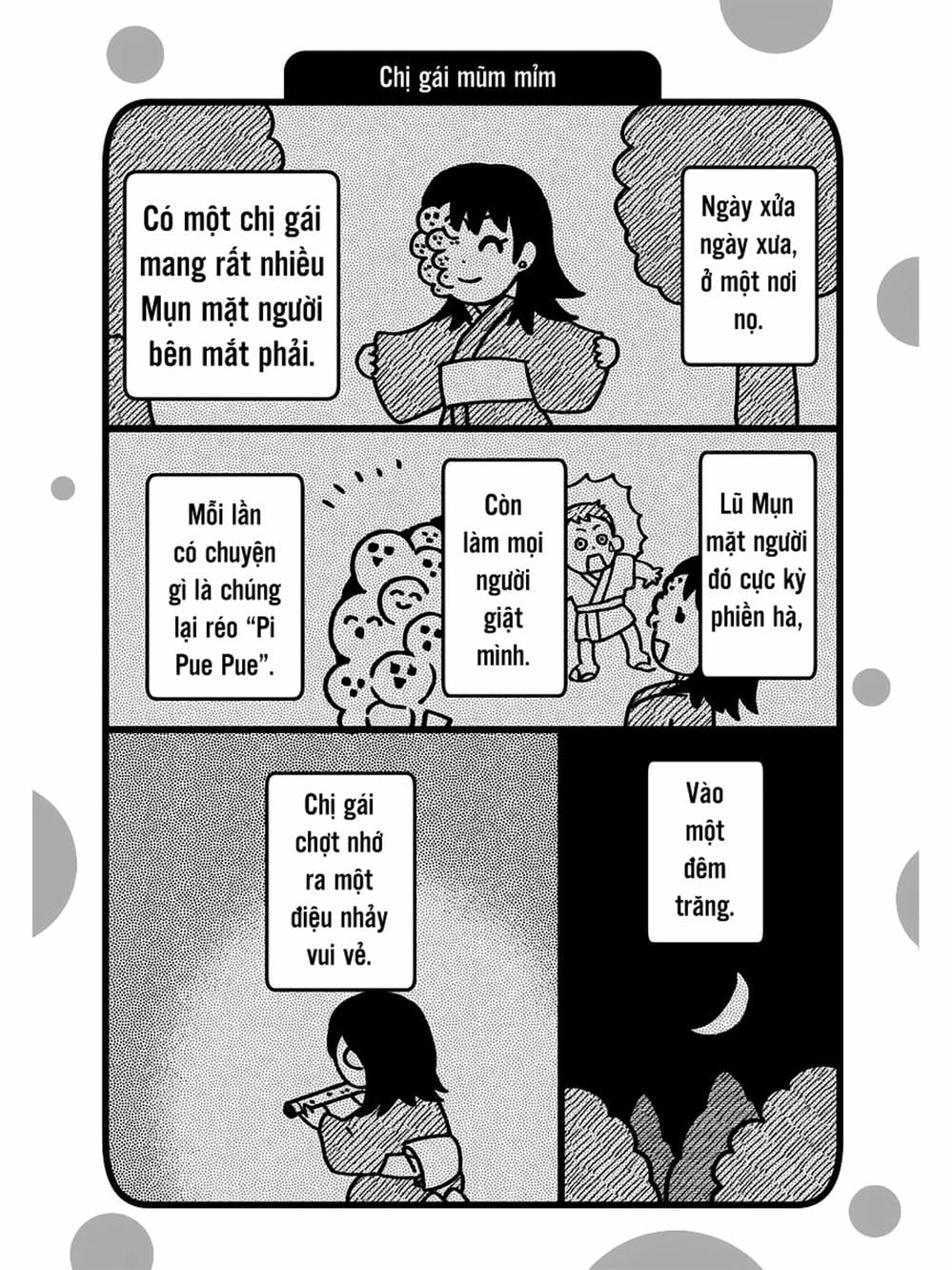 Truyện Tranh Cô Em Mụn Mặt Người - Jinmensou To Issho trang 0