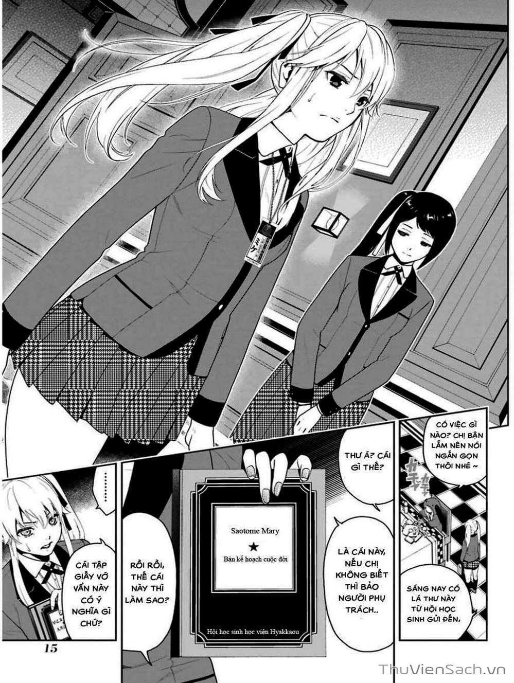 Truyện Tranh Học Viện Đỏ Đen - Kakegurui trang 3