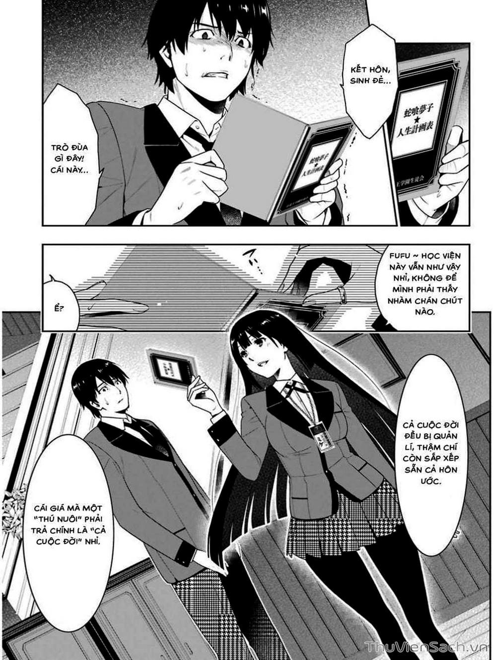 Truyện Tranh Học Viện Đỏ Đen - Kakegurui trang 3